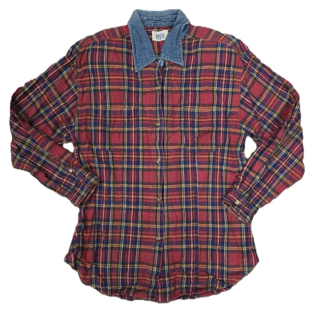 Vintage PASTA 80's Button‎ Down Womens Mohair Sweater Medium